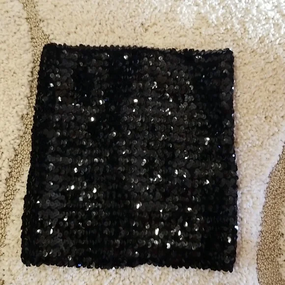 Strapless sequined top - Picture 7 of 7